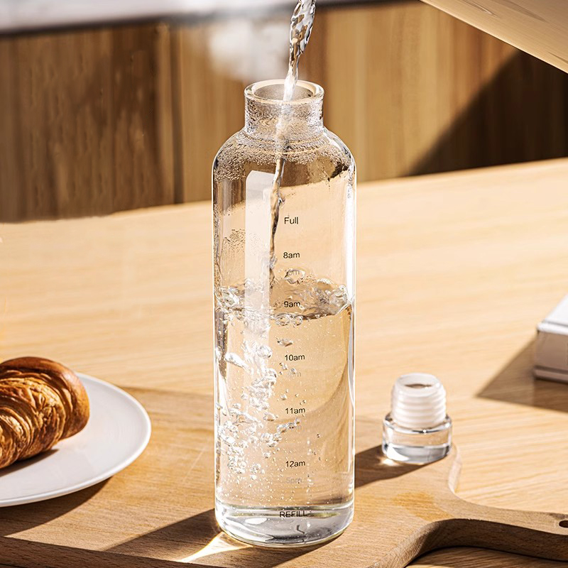 FOME 500/750/1000ml Glass Spor - огляд і ціна Outdoor Sport Glass Water Bottle