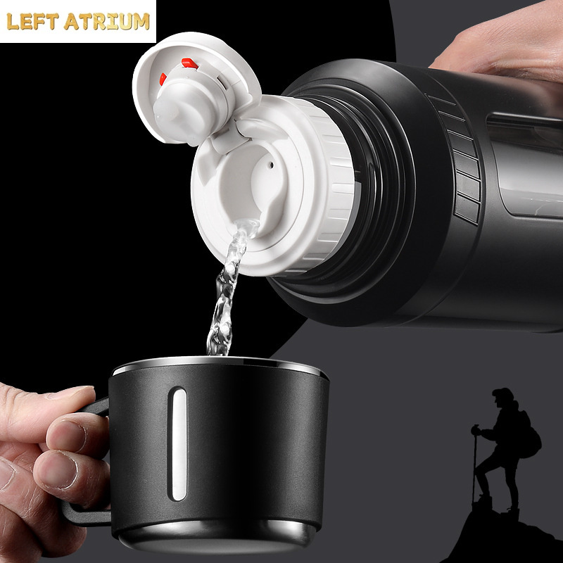 Large Capacity 2L Glass Water  - огляд і ціна Outdoor Sport Glass Water Bottle
